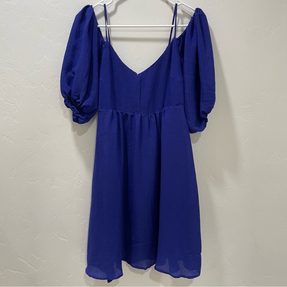 Anthropologie Moulinette Soeurs Women's XS Off The Shoulder Balloon Sleeve Dress - Picture 4 of 16